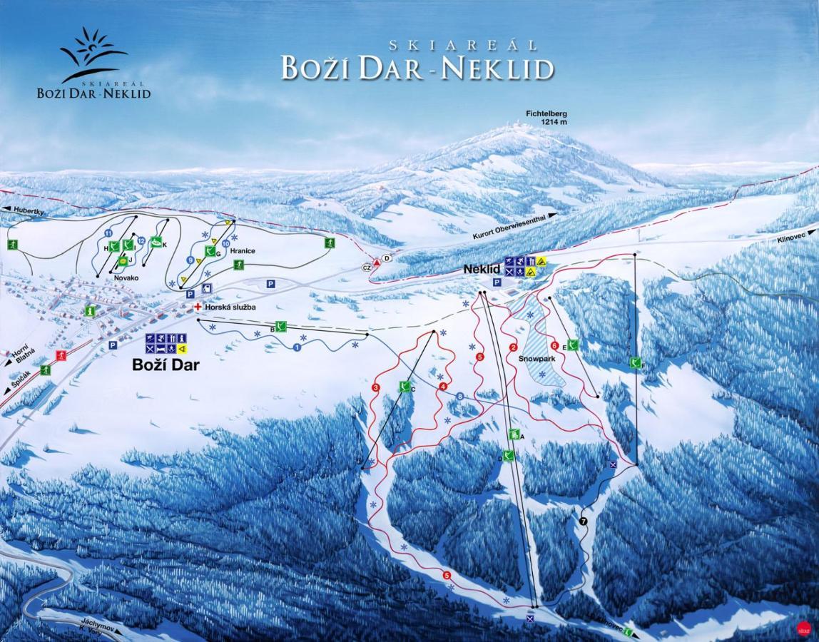 Boží Dar Apartment Ness מראה חיצוני תמונה